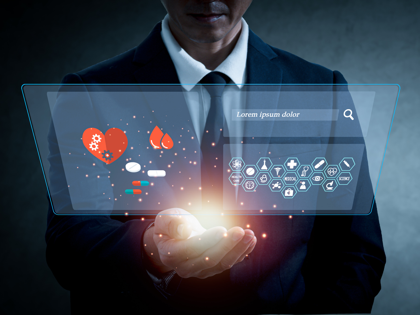 Businessman with Information 